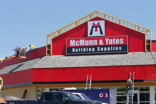 McMunn & Yates Building Supplies, taking over from McDiarmid Lumber on Pembina Highway. BORIS MINKEVICH / WINNIPEG FREE PRESS June 13, 2013..