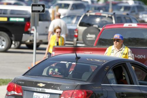 Traffic leading into the Taylor Swift concert working like a well-oiled machine at Investors Group Field on Saturday, June 22, 2013, as it is being directed by event staff and police. (OLIVER SACHGAU) (JESSICA BURTNICK/WINNIPEG FREE PRESS)