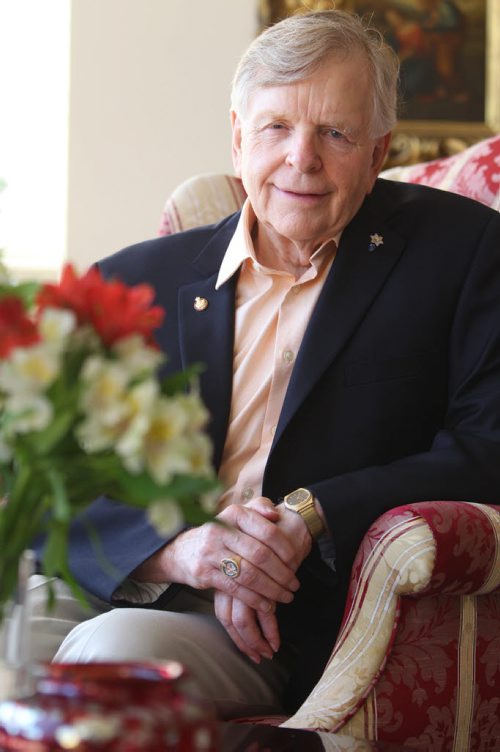 Portrait of former  23rd Lieutenant Governor of Manitoba John Harvard in his home in Winnipeg.   June 25, 2013 Ruth Bonneville Winnipeg Free Press