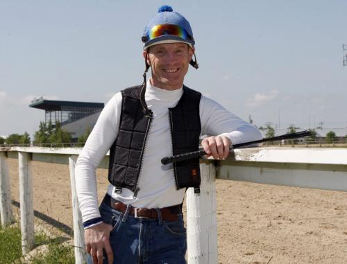 Assiniboine Downs jockey Paul Nolan , last years leading jockey , leading this year by two wins  after 2 months of racing .  Story by allan besson  - KEN GIGLIOTTI / JUNE 25 2013 / WINNIPEG FREE PRESS