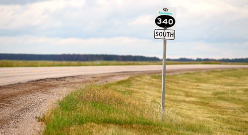 Brandon Sun The provincial government announced the paving of PTH 340, between CFB Shilo and PTH 453, on Tuesday. FOR JILLIAN (Bruce Bumstead/Brandon Sun)