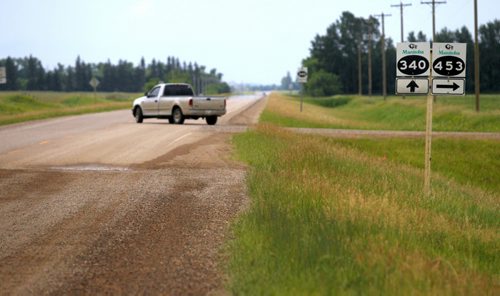 Brandon Sun The provincial government announced the paving of PTH 340, between CFB Shilo and PTH 453, on Tuesday. FOR JILLIAN (Bruce Bumstead/Brandon Sun)