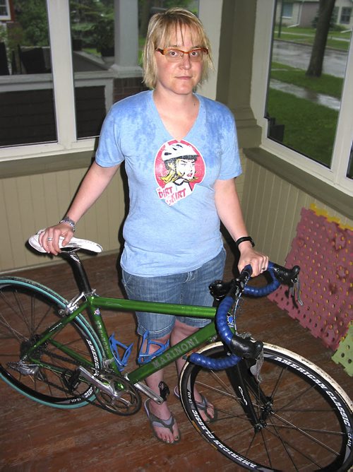 Canstar Community News July 10, 2013 -- Andrea Richardson-Lipon is a key organizer with the Velodonnas bicycle group that will be holding The Dirt Skirt series of races this summer. (SIMON FULLER/CANSTAR NEWS)