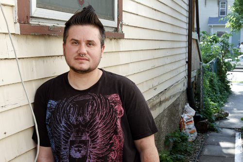 Damien Leggett filed a human rights complaint after he was kicked out of the University of Manitoba inner-city social work program. Leggett says he was bullied from day 1 in the program because he identifies as transgendered. Thursday, July 11, 2013. (JESSICA BURTNICK/WINNIPEG FREE PRESS)