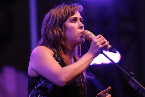 Ontario singer-songwriter Serena Ryder hit the stage in force on day 2 of the Winnipeg Folk Festival at Birds Hill Provincial Park. Ryder has received three Juno Awards over the course of her career and will be back on stage Friday. Thursday, July 11, 2013. (JESSICA BURTNICK/WINNIPEG FREE PRESS)