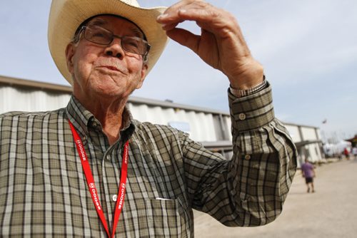 Charles 'Chas' Covernton has been a member of the Manitoba Stampede and Exhibition since its inception 50 years ago. Friday, July 19, 2013. (OLIVER SACHGAU) (JESSICA BURTNICK/WINNIPEG FREE PRESS)