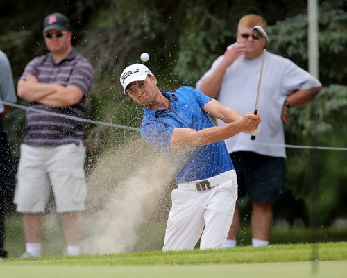 Cory Renfrew during the third round of the Players Cup at the Pine Ridge Golf Club, Saturday, July 20, 2013. (TREVOR HAGAN/WINNIPEG FREE PRESS)