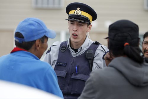 Ride along with RCMP Special Const. Kyle Boisvert, in Thompson, Tuesday, July 23, 2013. (TREVOR HAGAN/WINNIPEG FREE PRESS)