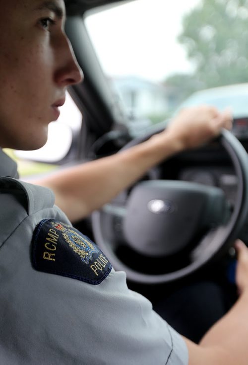 Ride along with RCMP Special Const. Kyle Boisvert, in Thompson, Tuesday, July 23, 2013. (TREVOR HAGAN/WINNIPEG FREE PRESS)