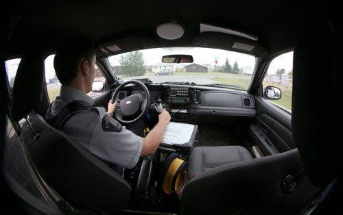 Ride along with RCMP Special Const. Kyle Boisvert, in Thompson, Tuesday, July 23, 2013. (TREVOR HAGAN/WINNIPEG FREE PRESS)