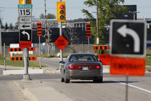 July 28, 2013 - 130728  -  Plessis Road at Dugald has been closed Sunday, July 28, 2013 for the construction of an underpass. John Woods / Winnipeg Free Press