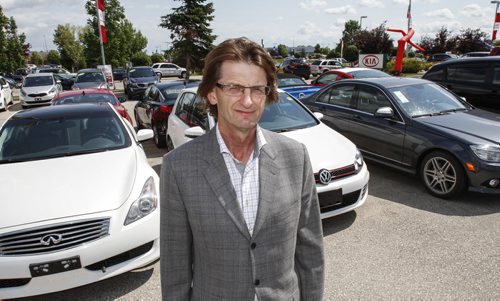 Steve Chipman is the head of Birchwood Auto Group and based out of Pointe West Autopark at 3965 Portage Ave. West. There is an acute shortage of used cars on the market, thanks to the economic slowdown in the U.S.A. in 2008-2009, a decline of leasing and low thresholds for writing vehicles off. Wednesday, July 31, 2013. (JESSICA BURTNICK/WINNIPEG FREE PRESS)