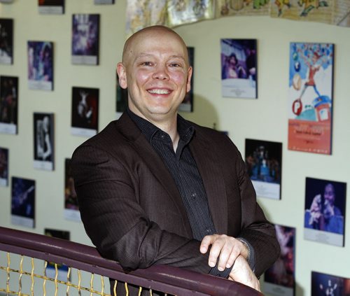 ENT - Manitoba Theatre for Young People artistic director Derek Aasland , good financial  news after a difficult   season. Kevin prokosh story -    KEN GIGLIOTTI / Aug 2 2013 / WINNIPEG FREE PRESS
