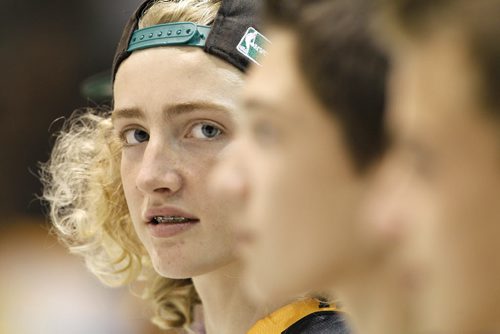 Cam Smellie of Team Manitoba on the floor at Billy Mosienko during the opening ceremonies of the Bantam Box Lacrosse National Championship, Friday, August 2, 2013. (TREVOR HAGAN/WINNIPEG FREE PRESS)
