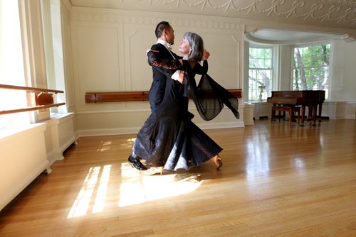 For feature on competitive ballroom dancing   Horace Luong  a ballroom dance teacher dances with Liz Sellors, with whom heÄôs training for an upcoming Pro-Am competition,  Carolin Vesely  | Feature Writer August  03,, 2013 Ruth Bonneville Winnipeg Free Press