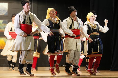 August 5, 2013 - 130804  -  Performers in the Serbian KOLO Pavilion Monday, August 5, 2013. John Woods / Winnipeg Free Press