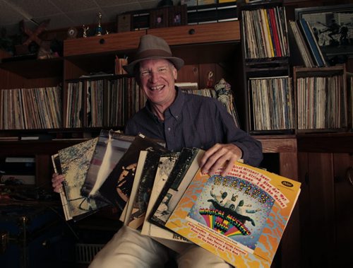 Peter Jordan with some of his Beatles and McCartney albums is his record collection. . NOTE. His favourite song is on the  Sgt. Pepper's Lonely Hearts Club Band record but the record could not  be found. For Dave Sanderson story  timed for the McCartney show; asked prominent Winnipeggers what their fave McCartney or Beatles track is all-time.   Wayne Glowacki / Winnipeg Free Press Aug. 6  2013