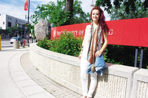 Canstar Community News July 24, 2013 - University of Winnipeg theatre student Victoria Hill recently appeared in two episodes of the NBC show Siberia, which was shot in Birds Hill Park. (DAN FALLOON/CANSTAR COMMUNITY NEWS/HERALD)