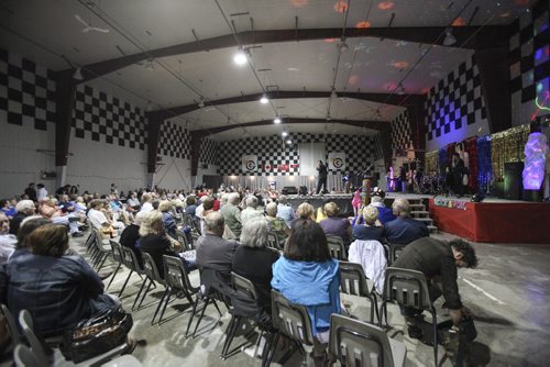 Not a bad turnout for a small number of Elvi at the Gimli Recreation Centre at the Gimli Elvis Festival on Saturday, August 10, 2013. (JESSICA BURTNICK/WINNIPEG FREE PRESS)