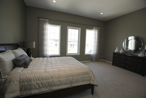 (Master bedroom) This home located at 36 Bridge Lake Dr. (in Bridgewater Lakes) features and open concept living space, vaulted ceilings, three bedrooms, two full bathrooms, one two-piece bathroom and unfinished basement. Wednesday, August 14, 2013. (TODD LEWYS) (JESSICA BURTNICK/WINNIPEG FREE PRESS)