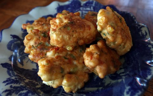 Food Front- Sweet Corn Fritters, See Alison Gilmore's story. August 19, 2013 - (Phil Hossack / Winnipeg Free Press)