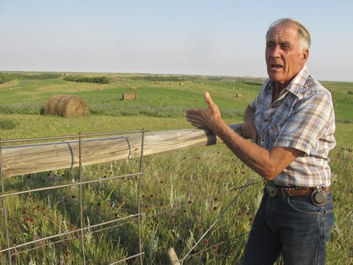 Park ranger and  rancher John Heiser, who raises cattle near Grassy Butte and works in Theodore Roosevelt National Park's North Unit, is fed up with the truck traffic and environmental degradation of what he calls "the Bakken hell." August 20 2013. BARTLEY KIVES/WINNIPEG FREE PRESS