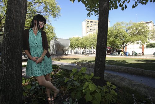 Meg Crane writes about her love of Old Market Square for this week's edition of Our Winnipeg. Thursday, August 22, 2013. (MEG CRANE) (JESSICA BURTNICK/WINNIPEG FREE PRESS)