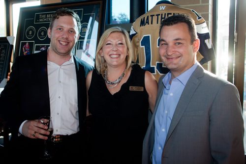JOHN JOHNSTON / WINNIPEG FREE PRESS  Social Page for August 24th, 2013 Variety Hearts of Blue and Gold Äì EarlÄôs St. Vital  (L-R) Mike Deluca, Janet McLeod, Rod Bruinooge