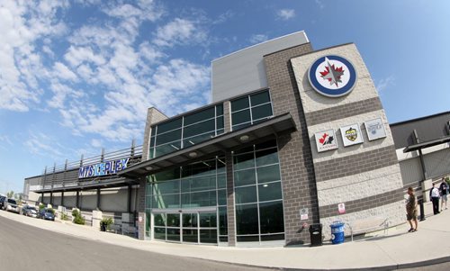 The Winnipeg Jets practiced in the MTS Iceplex Tuesday-See Paul Wiecek and Gary Lawless stories- Sept 03, 2013   (JOE BRYKSA / WINNIPEG FREE PRESS)