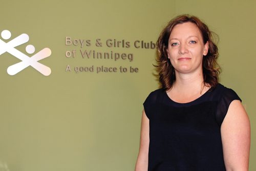 Canstar Community News Michelle Schmidt, director of programs for the Boys and Girls Clubs of Winnipeg, is encouraged by corporate donations to the clubs. The Royal Bank recently donated 471,600 to three clubs in Winnipeg.