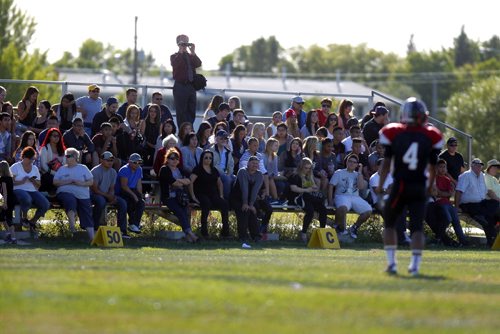 Winnipeg Highschool football league game between the Sisler Spartans and Kelvin Clippers. Game played at Sisler. General action photos. BORIS MINKEVICH / WINNIPEG FREE PRESS. August 4, 2013