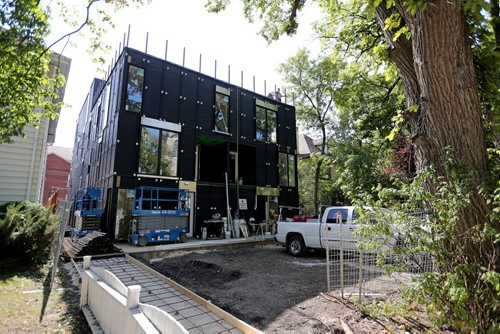 An 8-unit condo under construction at 548 Stradbrook Avenue, Thursday, September 5, 2013. (TREVOR HAGAN/WINNIPEG FREE PRESS) - see murray mcneill