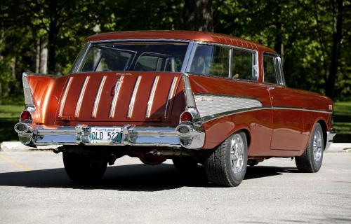 John Woods / Winnipeg Free Press / May 19/07- 070519  - 1957 Chevy Bel Air Nomad owned by Brian Baxter photographed for a car feature Saturday May 19/07.