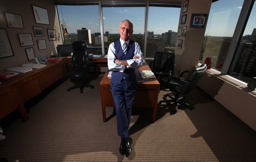 Harvey Pollock, poses in his Broadway Law FIrm Tuesday. He was JJ Harpers family lawyer. Pollock is one of several people commenting on the fact that its 25-years since the start of the AJI. An FYI on whats changed for aboriginal people in the justice system since then. See Mary Agnes Story re: its 25-years since the start of the AJI. An FYI on whats changed for aboriginal people in the justice system since then. September 10, 2013 - (Phil Hossack / Winnipeg Free Press)