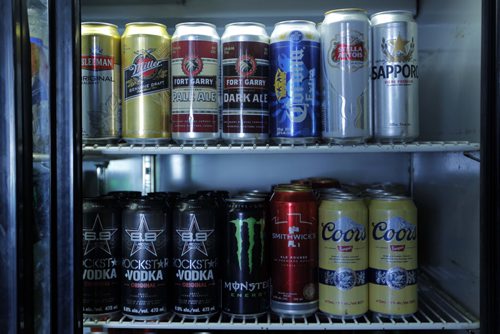 Beer in a local vendor sold individually. BORIS MINKEVICH / WINNIPEG FREE PRESS. Sept. 16, 2013