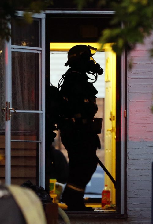 Wpg Fire paramedic Service was dispatched to a fire at #3 3862 Ness Ave the Stradford Terrace  at 6:30 am , the fire in the condo unt was quickly put out  and no one was injured   KEN GIGLIOTTI / SEPT 17 2013 / WINNIPEG FREE PRESS