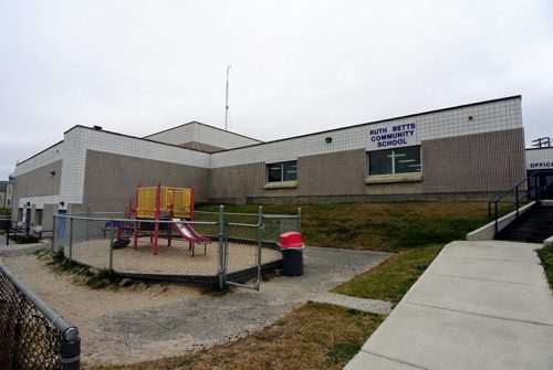 Ruth Betts Community School in Flin Flon, Manitoba. According the the RCMP a Parent Child Coordinator from the school has been charged with Sexual Assault, Sexual Interference and Sexual Exploitation. 130918 September 18, 2013 Mike Deal / Winnipeg Free Press