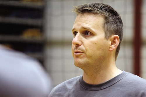 Canstar Community News Cam Johnson, one of two new coaches of the University of Manitoba men's volleyball team.