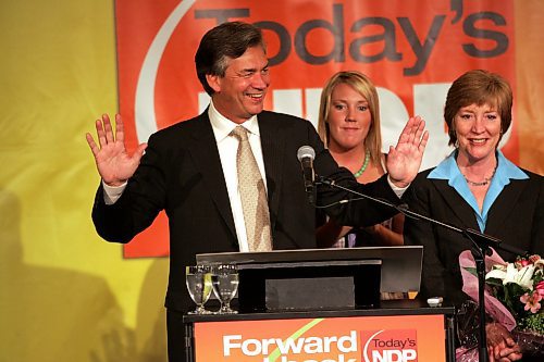 BORIS MINKEVICH / WINNIPEG FREE PRESS 070522 Manitoba Election. Gary Doer at the Convention Centre.