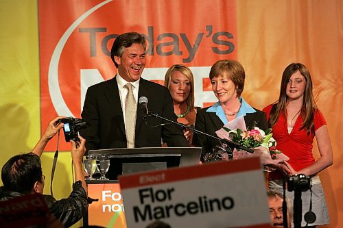 BORIS MINKEVICH / WINNIPEG FREE PRESS 070522 Manitoba Election. Gary Doer at the Convention Centre.