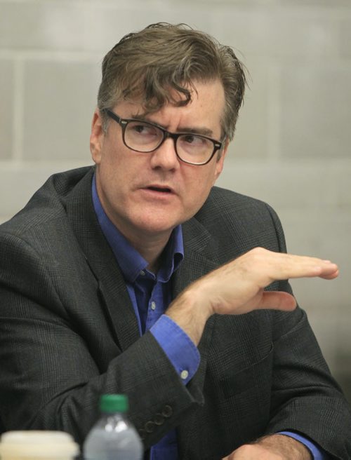Manitoba Liberal candidate Dougald Lamont at a forum/debate at the U of W Thursday in advance of the MB Liberals leadership convention. .Larry Kusch story   Wayne Glowacki / Winnipeg Free Press Sept. 26 2013