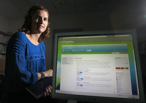 Norah Vincent a Psychologist who will be speaking at a  U of M symposium about a web program she developed to help people with insomnia. It's a first of its kind in the world. Shamona Harnett story. Wayne Glowacki / Winnipeg Free Press Sept. 26 2013
