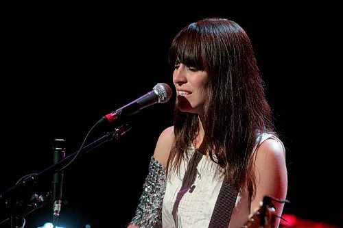 BORIS MINKEVICH / WINNIPEG FREE PRESS  070523 Leslie Feist of Feist plays at the Burton Cummings Theatre.