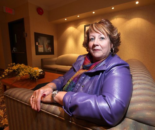 Sandi Mowat is the president of the Manitoba Nurses Union. See Dan Lett's story. October 2, 2013 - (Phil Hossack / Winnipeg Free Press)