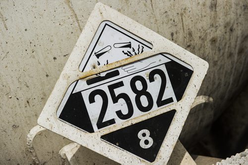 130410 Winnipeg - DAVID LIPNOWSKI / WINNIPEG FREE PRESS (October 04, 2013)  Signs of danger, flammable materials, hazardous materials, and railway cars in the Mission Industrial Neighbourhood due to the heavy industry in the area. For Aldo Santin story