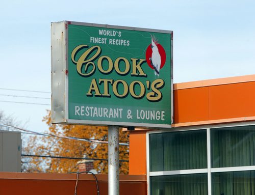 Sunday Xtra story on best pun-named businesses around town. Cookatoo's, 1069 Sargent Ave. BORIS MINKEVICH / WINNIPEG FREE PRESS Oct. 15, 2013