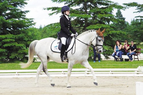 Canstar Community News Kayla Kuebler, from Starbuck, rode her pony, Mary Poppins, in the recent Canada Interprovincial Equestrian Centre. (SUPPLIED PHOTO/CANSTAR COMMUNITY NEWS)
