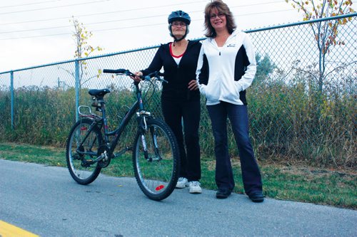 Canstar Community News Sept. 26, 2013 - Transcona residents Betty Thiessen are concerned about how a proposed concrete batch plant might affect usage of the Transcona Trails. (DAN FALLOON/CANSTAR COMMUNITY NEWS/HERALD)