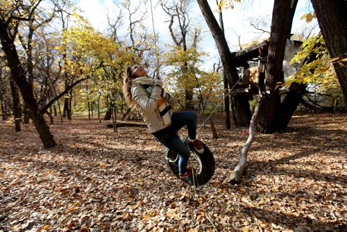 Brina Gervais photo of her at her favourite place.   along the banks of the Red and Seine rivers in St. Boniface near Lagimodiere-Gaboury Park. Sunday Extra, Our Winnipeg Oct   19,, 2013 Ruth Bonneville Winnipeg Free Press