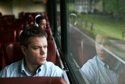 This undated publicity film image provided by Focus Features shows Matt Damon starring as Steve Butler in Gus Van Sant's contemporary drama, "Promised Land," a Focus Features release. TVís ìHouse of Cardsî and the movie ìPromised Landî are being recognized for their eco-friendly messages. The Netflix show and the Focus Features film were honored by the Environmental Media Association Saturday, Oct. 19, 2013, at its 23rd annual awards presentation. (AP Photo/Focus Features, Sam Jones)